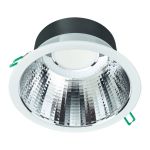 Philips Downlight LED Coreline DN142B Aluminium Blanc 11W 1200lm 60D - 840 Blanc Froid | Diamètre 155mm - IP54 - UGR<19