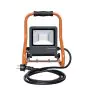 Ledvance Projecteur LED Projecteur de chantier Foncé Gris 30W 2700lm 110D - 840 Blanc Froid | IP54 - 2 Power Outlets - Symétrique