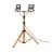 Ledvance LED Breedstraler Bouwlamp Driepoot Donker Grijs 2X20W 3400lm 120D - 840 Koel Wit | IP65 - Symmetrisch