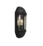 Ansell LED Wandlamp Latina Halve Lantaarn Zwart - Geschikt voor E27 tot 42W | IP65 - Lichtsensor
