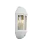Ansell LED Wandlamp Latina Halve Lantaarn Wit - Geschikt voor E27 tot 42W | IP65 - Bewegings- en lichtsensor