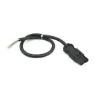 Lupa-con Aansluitsnoer 3x 1,5  0,5m male zwart EPCOM/3