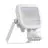 Ledvance Projecteur LED Aluminium Blanc 8W 1100lm 100D - 830 Blanc Chaud | IP65 - Détecteur De Mouvement Et De Lumière - Symétrique