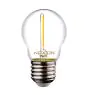 Noxion Lucent LED E27 Boule Filament Claire 1.4W 136LM - 827 Blanc Très Chaud | Équivalent 15W