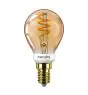 Philips Master Value LED Lustre E14 Boule Filament Claire 2.6W 136lm - 918 Blanc Très Chaud | Meilleur rendu des couleurs - Dimmable - Équivalent 15W