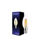Noxion Lucent LED E14 Bougie Filament Claire 4.5W 470lm - 827 Blanc Très Chaud | Équivalent 40W