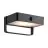 Nordlux Saulio Wandlamp Aluminium Zwart - Buitenverlichting - 4.45W 370lm - 830 Warm Wit | IP44